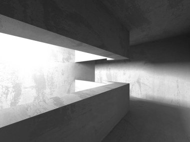 Soyut geometrik mimari arka plan beton doku ile