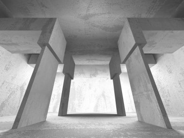 Soyut geometrik mimari arka plan beton doku ile