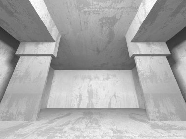 Soyut geometrik mimari arka plan beton doku ile