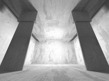 Soyut geometrik mimari arka plan beton doku ile