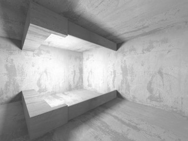 Soyut geometrik mimari arka plan beton doku ile