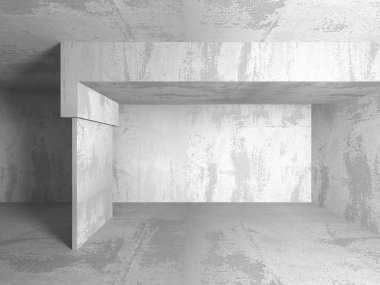 Soyut geometrik mimari arka plan beton doku ile