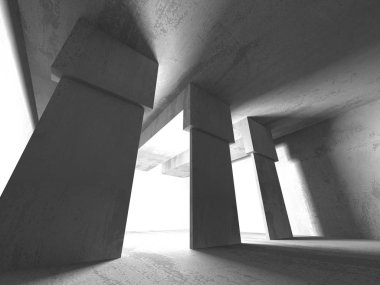 Soyut geometrik mimari arka plan beton doku ile