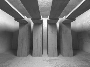 Soyut geometrik mimari arka plan beton doku ile