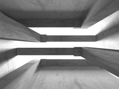 Soyut geometrik mimari arka plan beton doku ile