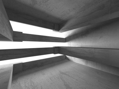 Soyut geometrik mimari arka plan beton doku ile