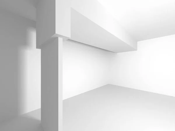 影と白で抽象的な幾何学的な建築の背景 — ストック写真