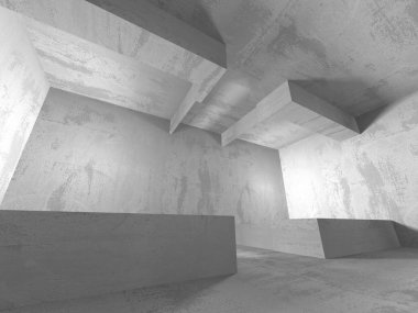 Soyut geometrik mimari arka plan beton doku ile