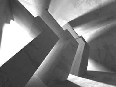Soyut geometrik mimari arka plan beton doku ile