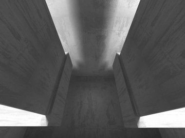 Soyut geometrik mimari arka plan beton doku ile