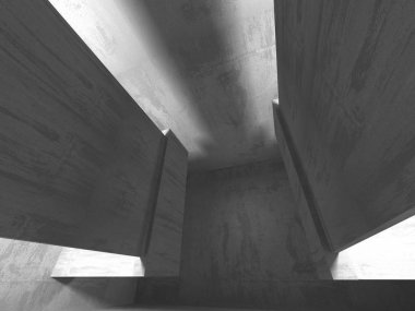 Soyut geometrik mimari arka plan beton doku ile