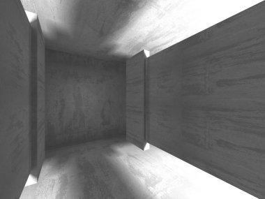 Soyut geometrik mimari arka plan beton doku ile