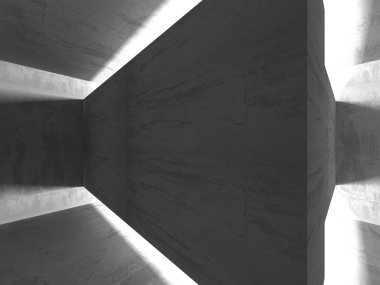 Soyut geometrik mimari arka plan beton doku ile