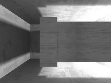 Soyut geometrik mimari arka plan beton doku ile