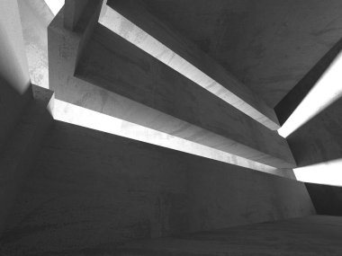 Soyut geometrik mimari arka plan beton doku ile