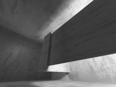 Soyut geometrik mimari arka plan beton doku ile