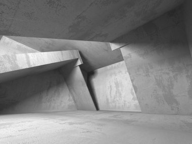 Soyut geometrik mimari arka plan beton doku ile