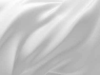 White stripe waves pattern futuristic background. 3d render illustration clipart
