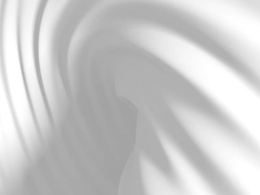 Beyaz çizgili desen fütüristik arka plan dalgalar. 3D render illüstrasyon