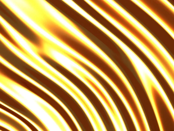 Блестящий Золотистый Элегантный Фон Волн Трехмерная Иллюстрация — стоковое фото