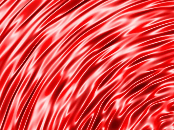 Elegante Fundo Metálico Vermelho Com Linhas Onda Curvas Renderizar Ilustração — Fotografia de Stock