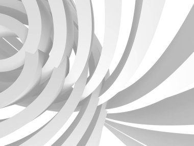 Soyut geometrik art deco mockup arka planda beyaz gölgeler ile  