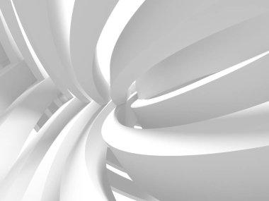 Soyut geometrik art deco mockup arka planda beyaz gölgeler ile  