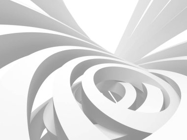 Soyut geometrik art deco mockup arka planda beyaz gölgeler ile  