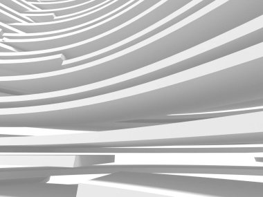 Soyut geometrik art deco mockup arka planda beyaz gölgeler ile  