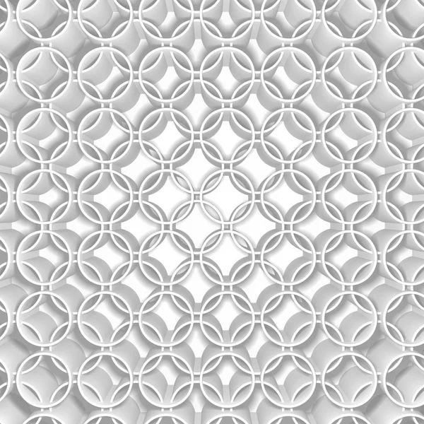 Geometryczne Art Deco Makieta Tło Kolorze Białym Cieni — Zdjęcie stockowe