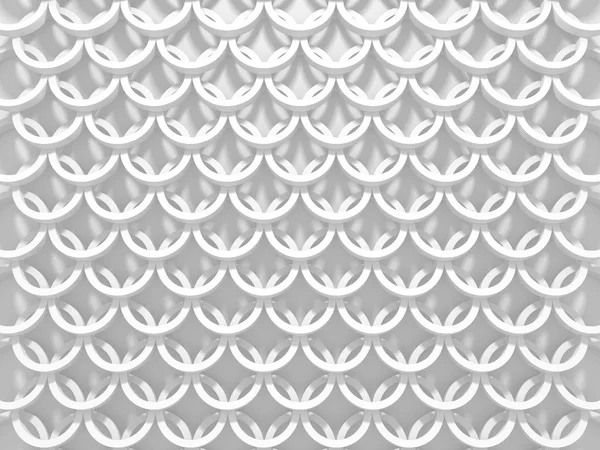 Abstrait Géométrique Art Déco Fond Maquette Blanc Avec Ombres — Photo