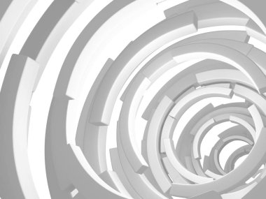 Soyut geometrik art deco mockup arka planda beyaz gölgeler ile  