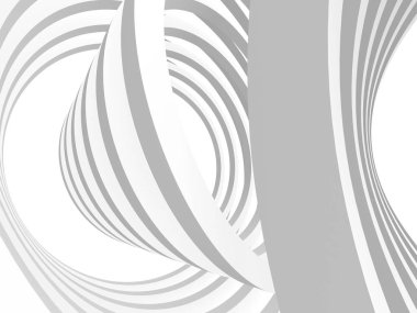 Soyut geometrik art deco mockup arka planda beyaz gölgeler ile  