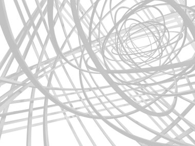 Soyut geometrik art deco mockup arka planda beyaz gölgeler ile  