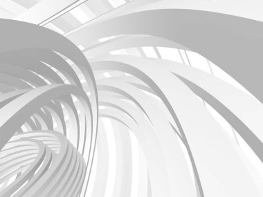 Soyut geometrik art deco mockup arka planda beyaz gölgeler ile  