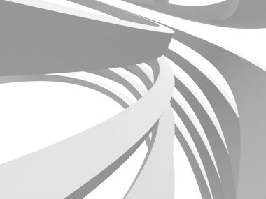 Soyut geometrik art deco mockup arka planda beyaz gölgeler ile  