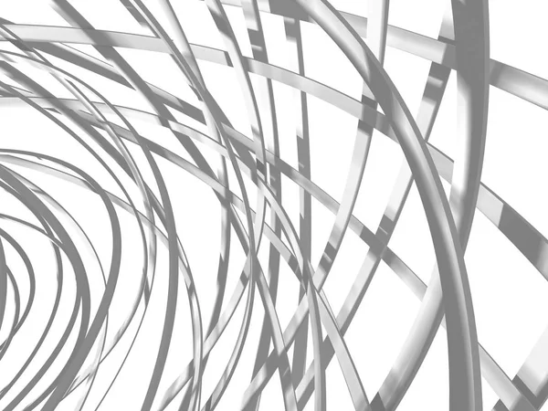 Abstrakte Geometrische Art Déco Attrappe Hintergrund Weiß Mit Schatten — Stockfoto
