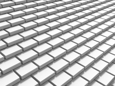 Geometrik arka plan beyaz küpler