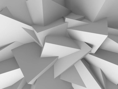 Geometrik arka plan beyaz küpler