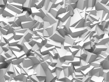 Geometrik arka plan beyaz küpler