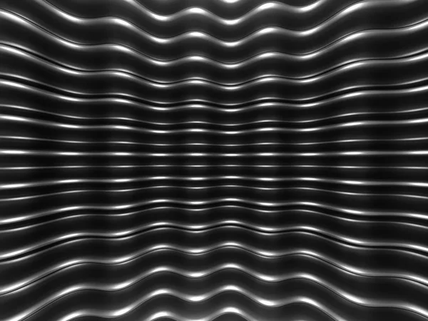 곡선된 웨이브 라인으로 우아한 기하학적 최소한 렌더링 — 스톡 사진