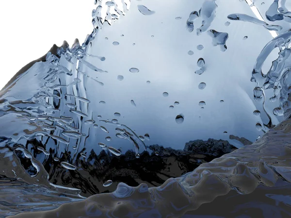 Čistou Modrou Vodu Abstraktní Příroda Pozadí Vykreslení Obrázku — Stock fotografie