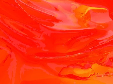 Beyaz arka plan üzerinde izole sarı turuncu sıvı sıçrama. 3D render illüstrasyon