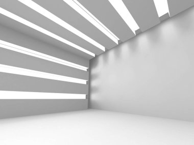 Soyut mimari modern tasarım arka planı. 3d resimleme