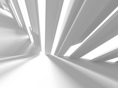 Soyut mimari modern tasarım arka planı. 3d resimleme