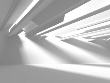 Soyut mimari modern tasarım arka planı. 3d resimleme