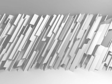 Soyut mimari modern tasarım arka planı. 3d resimleme