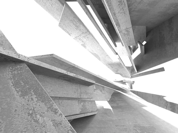 Темно Бетонная Комната Современный Архитектурный Дизайн Городской Текстурированный Фон Трехмерная — стоковое фото