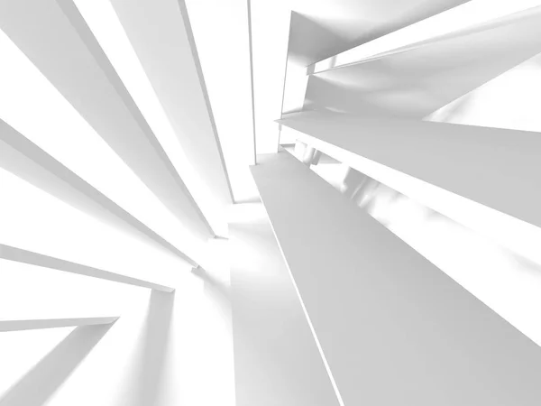 Abstrakte Moderne Weiße Architektur Hintergrund Darstellung — Stockfoto