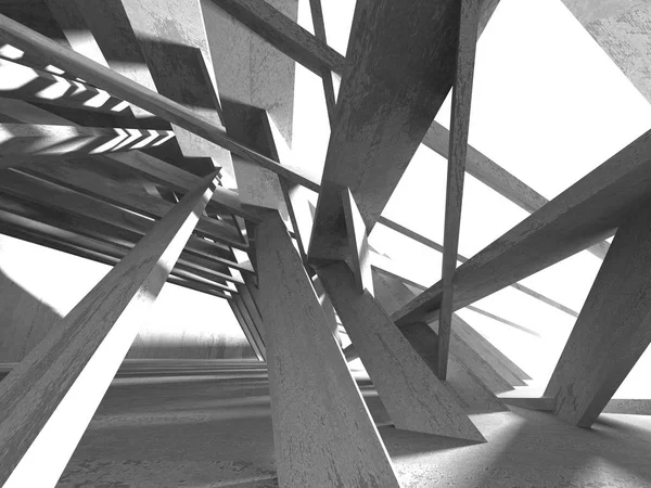 Mørk Beton Tomt Rum Moderne Arkitektur Design Urban Tekstureret Baggrund - Stock-foto